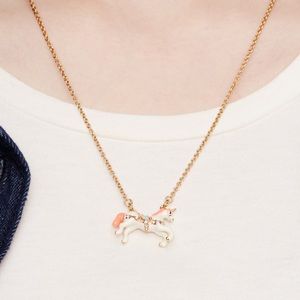 Kate Spade Gold Carnival Nights Unicorn Necklace
